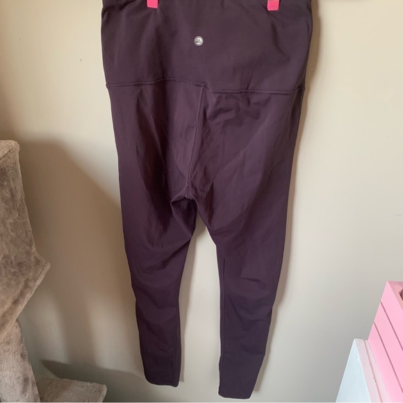 Jed North BRAND NEW Leggings size LARGE eggplant HIGH WAISTED - Picture 3 of 5